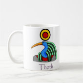 Thoth - alter ägyptischer Gott (benannt) Kaffeetasse (Links)