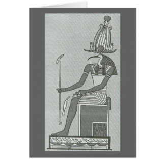 Thoth, das auf seinem Thron sitzt