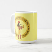 Thoth: Der ägyptische Gott der Weisheit und des Sc Kaffeetasse (Vorderseite Links)