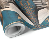 Thoth, der alte ägyptische Gott der Weisheit, schr Geschenkpapier (Rolleneckpunkt)