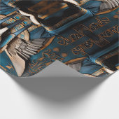 Thoth, der alte ägyptische Gott der Weisheit, schr Geschenkpapier (Ecke)