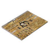 Thoth - Djhuty Egytian God- Gold und Perle Notizblock (Linke Seite)
