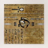 Thoth - Djhuty Egytian Gott- Gold und Perle Puzzle (Horizontal)