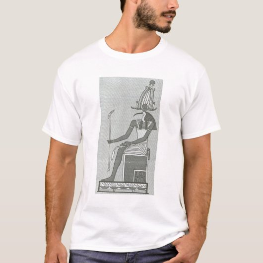 Thoth sitzt auf seinem Thron T-Shirt (Vorderseite)