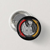 THOTH Symbol rund Button (Vorne & Hinten)