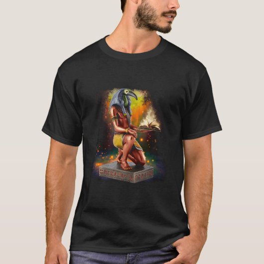 Thoth The Egyptian God Of Knowledge T-Shirt (Vorderseite)