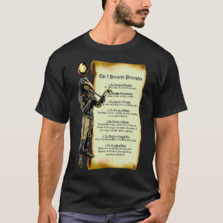 Thoth und die 7 hermetischen Prinzipien Ägypten un T-Shirt