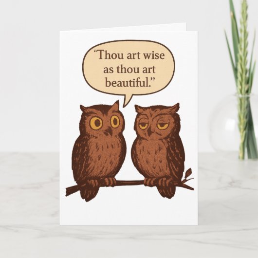 Thou art wise and beautiful karte (Vorderseite)