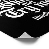 Thou Shall Not Try Me Mood 24 7 Funny Quote Old En Poster (Ecke)