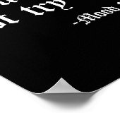 Thou Shall Not Try Me Mood 24 7 Funny Quote Old En Poster (Ecke)