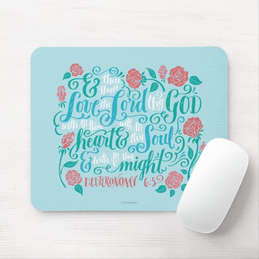 Thou Shalt Liebe der Lord thy Gott Mousepad (Mit Mouse)