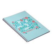 Thou Shalt Liebe der Lord thy Gott Notizblock (Rechte Seite)