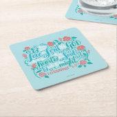 Thou Shalt Liebe der Lord thy Gott Rechteckiger Pappuntersetzer (angewinkelt)