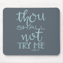 Thou versucht mich nicht Hand gezeichnete