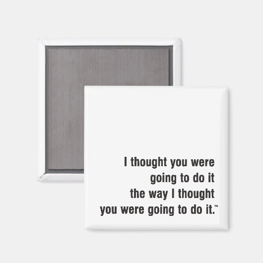 Thought Magnet (Vorderseite/Rückseite)