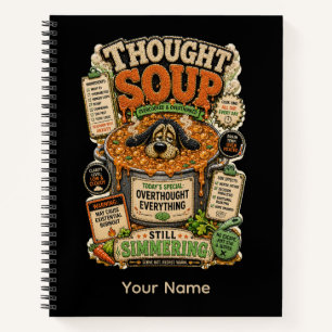 Thought Soup Personalisiertes Lustiges Büro-T-Shir Notizblock