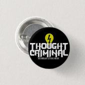 ThoughtCriminal Knopf Button (Vorne & Hinten)
