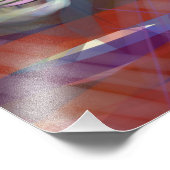 Thoughtful Color Contemporary Feminine Portrait Fotodruck (Ecke)