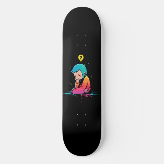 Thoughtful Skateboard (Vorderseite)