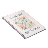 Thoughts I had after two drinks Notebook Notizblock (Rechte Seite)