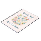 Thoughts I had after two drinks Notebook Notizblock (Linke Seite)