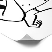 Thoughts of a Sarcastic Retro Housewife Poster (Ecke)