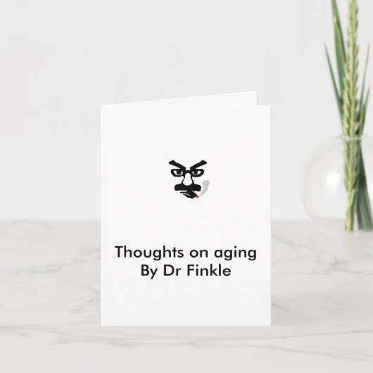 Thoughts on aging karte (Vorderseite)