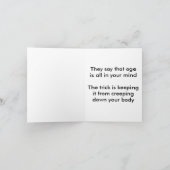 Thoughts on aging karte (Innenseite)