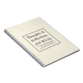 Thoughts & Reflections | Personalized Ivory Notizblock (Rechte Seite)