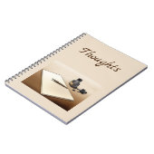 "Thoughts" SpiralNotebook Notizblock (Linke Seite)