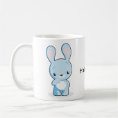 Thoughtul u. hungrige Häschen-Tasse Kaffeetasse (Links)