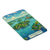 Thousand Islands Ontario Canada Magnet (Rechte Seite)