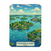 Thousand Islands Ontario Canada Magnet (Vertikal)