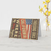 Thousand Oaks California Karte (Gelbe Blume)