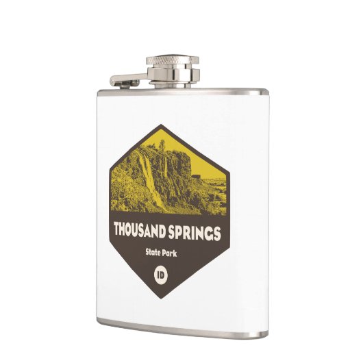 Thousand Springs Staat Park Idaho Flachmann (Links)