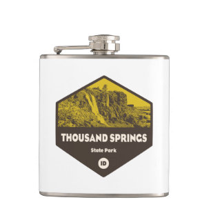 Thousand Springs Staat Park Idaho Flachmann