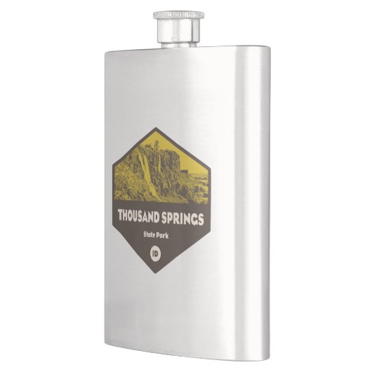 Thousand Springs Staat Park Idaho Flachmann (Links)