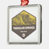 Thousand Springs Staat Park Idaho Ornament Aus Metall (Links)