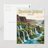 Thousand Springs State Park Hagerman Postkarte (Vorne/Hinten)