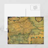 Thraciae Veteris Typvs Map von Abraham Ortelius Postkarte (Vorne/Hinten)