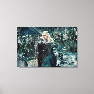 Thranduil in der Schlacht Leinwanddruck