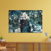 Thranduil in der Schlacht Leinwanddruck (Insitu (Wohnzimmer))