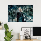 Thranduil in der Schlacht Poster (Heimbüro)