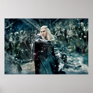 Thranduil in der Schlacht Poster