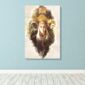 Thranduil, LEGOLAS GREENLEAF™, & TAURIEL™ Graphic Leinwanddruck (Insitu (Holzboden))