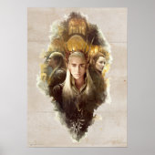 Thranduil, LEGOLAS GREENLEAF™, & TAURIEL™ Graphic Poster (Vorne)