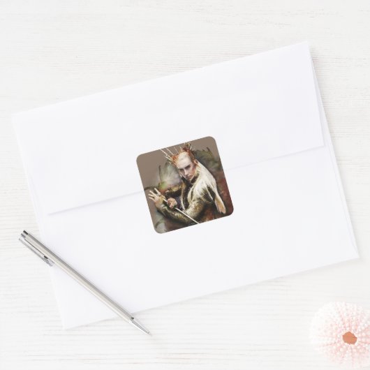 Thranduil Quadratischer Aufkleber (Umschlag)