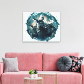 Thranduil, TAURIEL™, & LEGOLAS GREENLEAF™ Graphic Leinwanddruck (Insitu (Wohnzimmer))