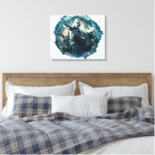 Thranduil, TAURIEL™, & LEGOLAS GREENLEAF™ Graphic Leinwanddruck (Insitu (Schlafzimmer))