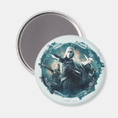 Thranduil, TAURIEL™, & LEGOLAS GREENLEAF™ Graphic Magnet (Vorderseite/Rückseite)